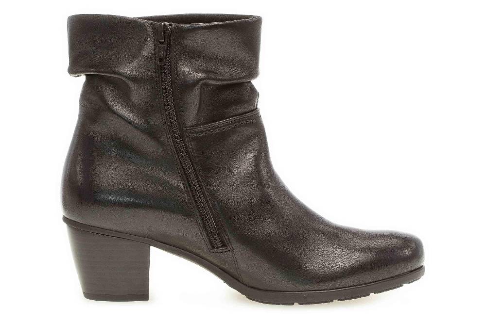 Gabor Basic Stiefeletten In Übergrößen Schwarz 35.522.27 Große Damenschuhe