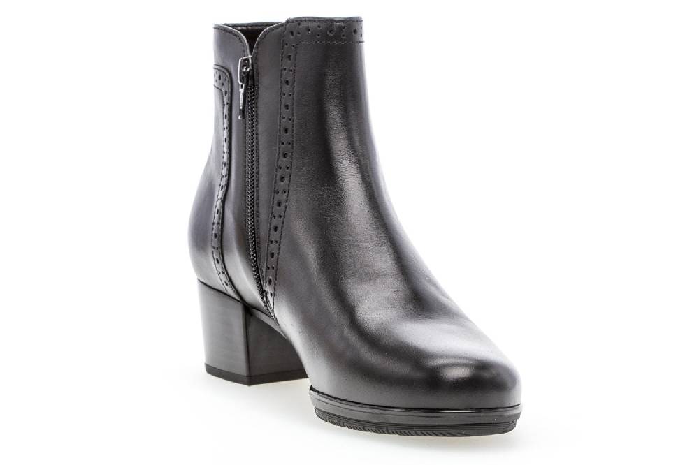 Gabor Basic Stiefeletten In Übergrößen Schwarz 95.531.27 Große Damenschuhe