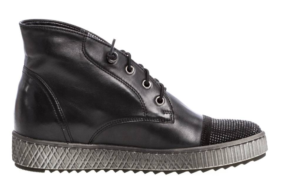 Gabor Boots In Übergrößen Schwarz 73.761.87 Große Damenschuhe