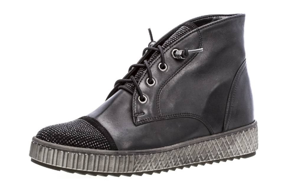 Gabor Boots in Übergrößen Schwarz 73.761.87 große Damenschuhe