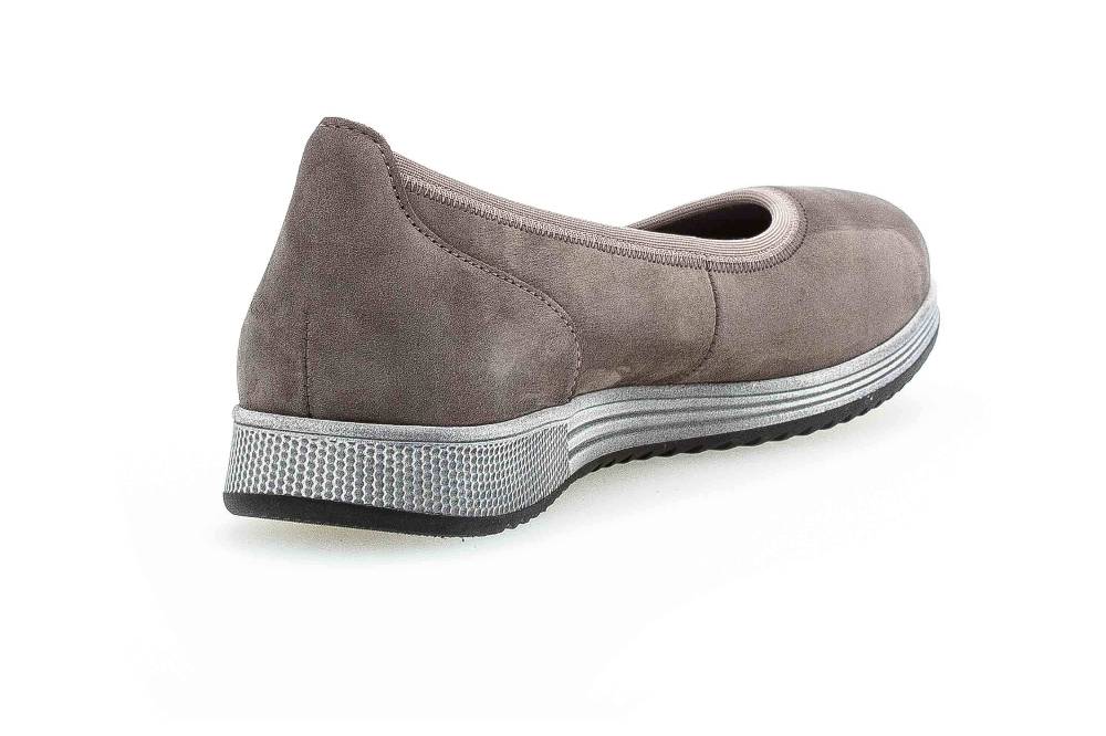 Gabor Casual Ballerinas In Übergrößen Grau 64.110.19 Große Damenschuhe