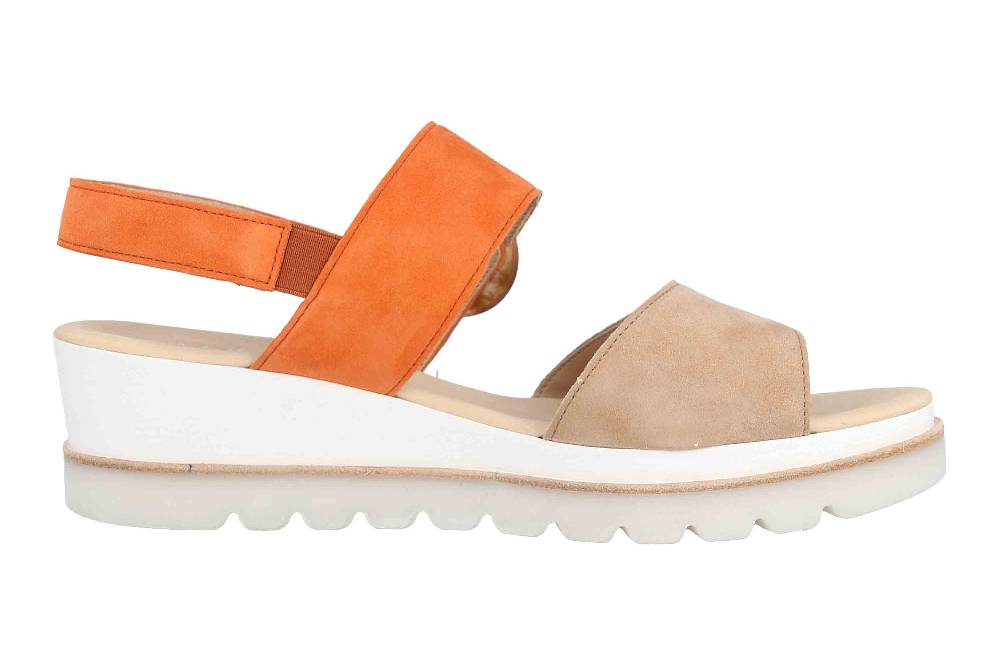 Gabor Casual Sandaletten In Übergrößen Mehrfarbig 64.645.12 Große Damenschuhe