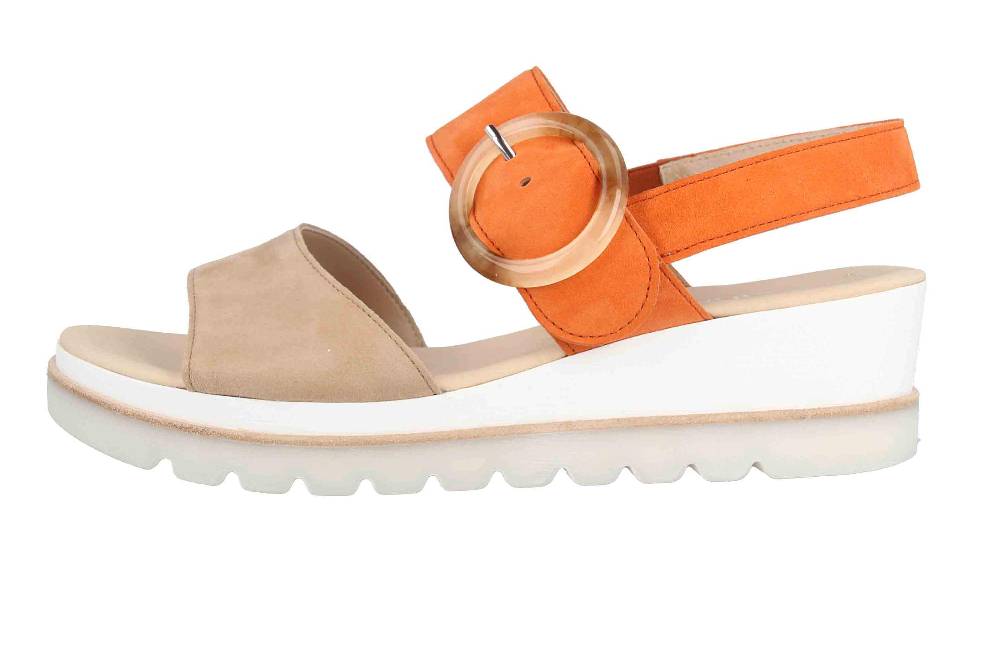 Gabor Casual Sandaletten in Übergrößen Mehrfarbig 64.645.12 große Damenschuhe