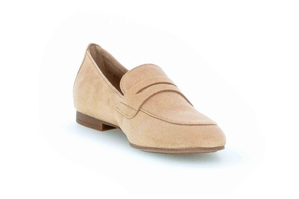 Gabor Casual Slipper In Übergrößen Braun 64.213.14 Große Damenschuhe