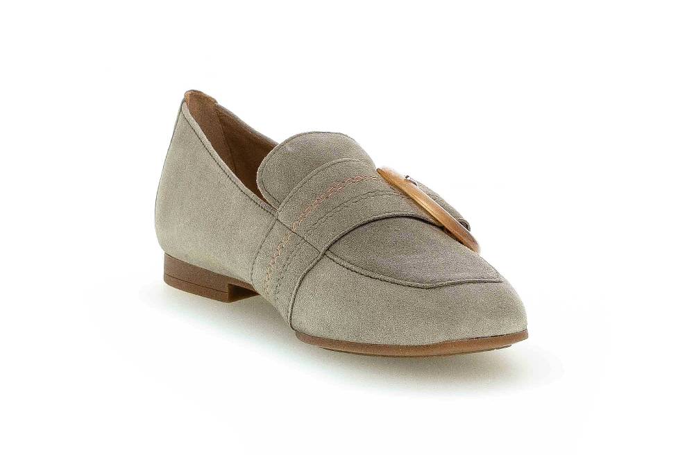 Gabor Casual Slipper In Übergrößen Grün 64.212.19 Große Damenschuhe