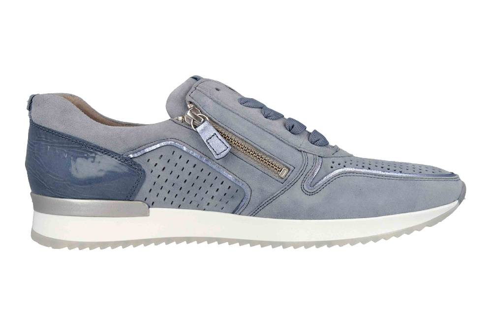 Gabor Casual Sneaker In Übergrößen Blau 24.422.16 Große Damenschuhe