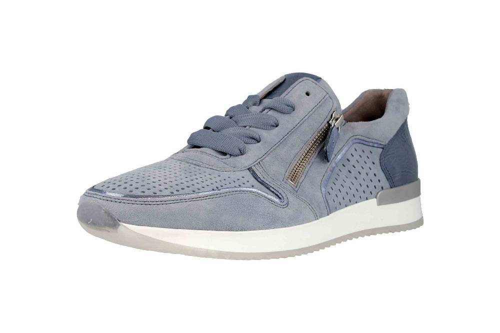 Gabor Casual Sneaker In Übergrößen Blau 24.422.16 Große Damenschuhe