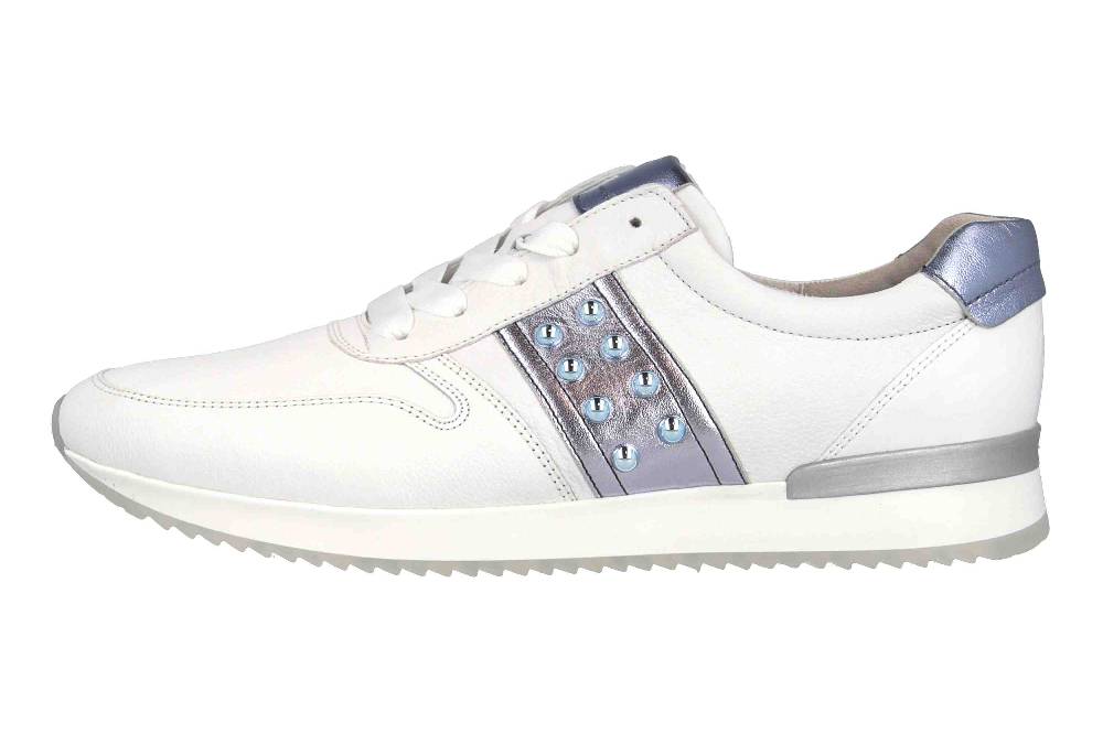 Gabor Casual Sneaker in Übergrößen weiss 24.421.26 große Damenschuhe