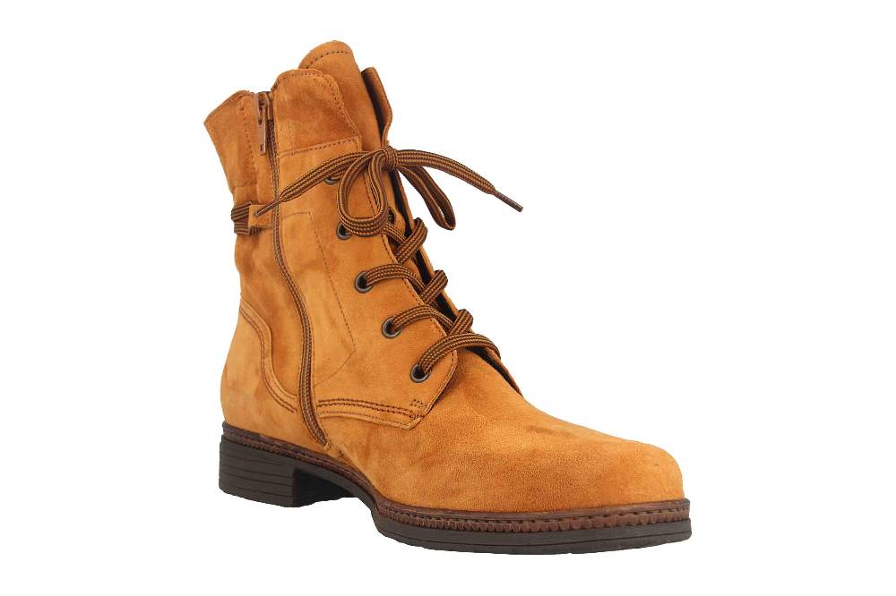 Gabor Casual Stiefel In Übergrößen Gelb 54.674.13 Große Damenschuhe