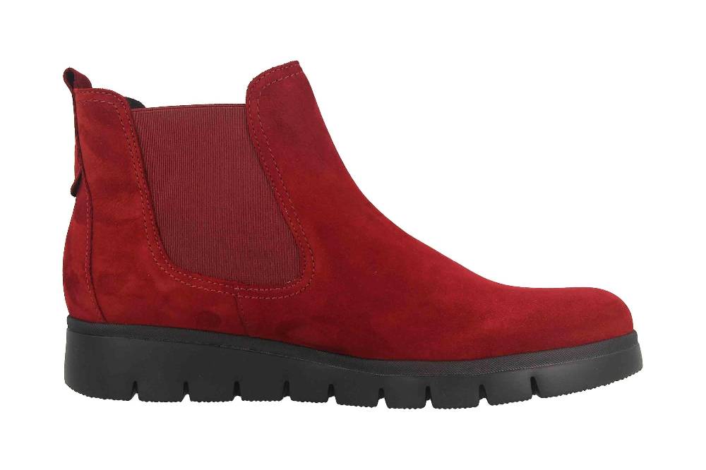 Gabor Casual Stiefeletten In Übergrößen Rot 54.770.15 Große Damenschuhe