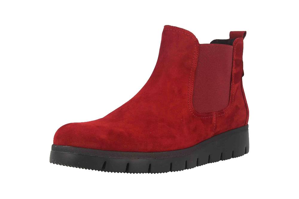 Gabor Casual Stiefeletten In Übergrößen Rot 54.770.15 Große Damenschuhe