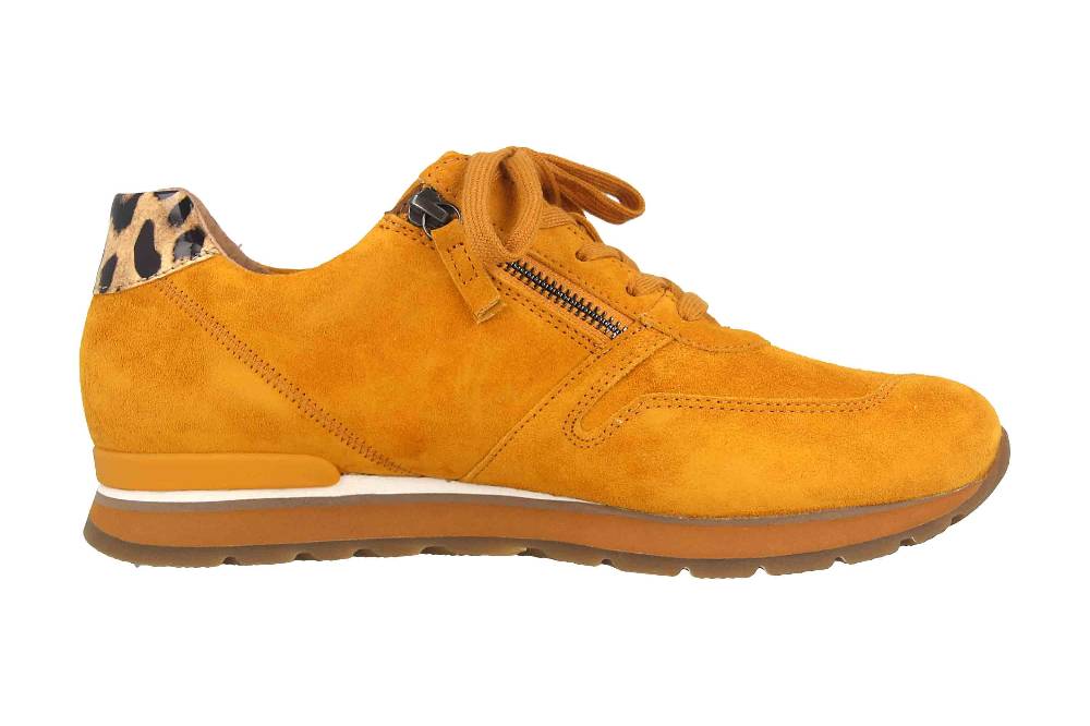 Gabor Comfort Basic Halbschuhe In Übergrößen Gelb 56.369.40 Große Damenschuhe