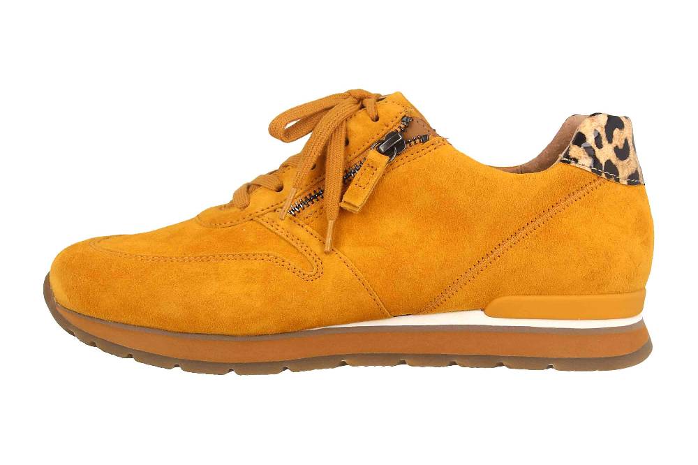 Gabor Comfort Basic Halbschuhe in Übergrößen Gelb 56.369.40 große Damenschuhe