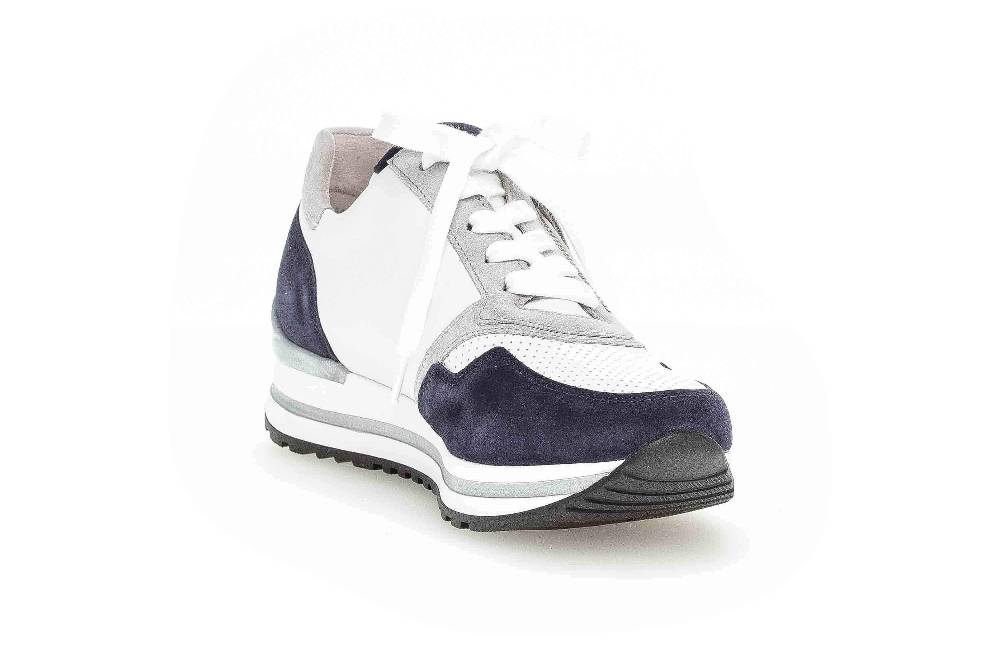 Gabor Comfort Basic Halbschuhe In Übergrößen Weiß 66.528.51 Große Damenschuhe