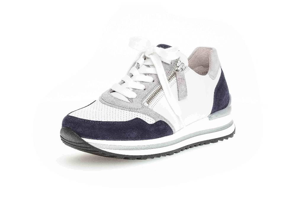 Gabor Comfort Basic Halbschuhe In Übergrößen Weiß 66.528.51 Große Damenschuhe