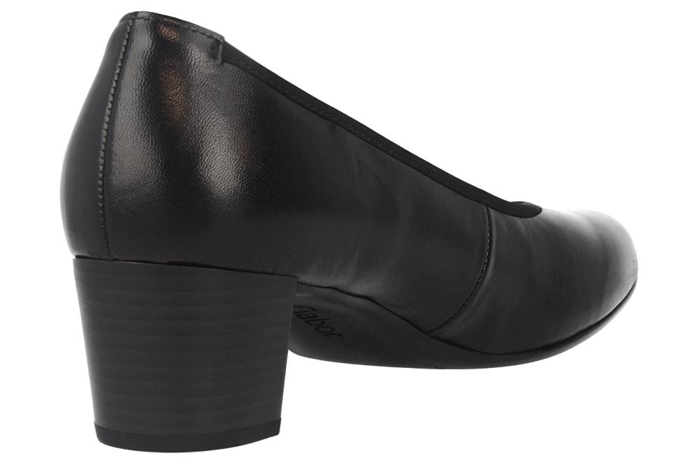 Gabor Comfort Basic Pumps In Übergrößen Schwarz 45.480.27 Große Damenschuhe