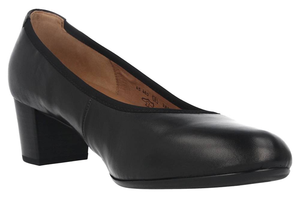 Gabor Comfort Basic Pumps In Übergrößen Schwarz 45.480.27 Große Damenschuhe