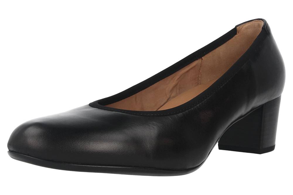 Gabor Comfort Basic Pumps In Übergrößen Schwarz 45.480.27 Große Damenschuhe