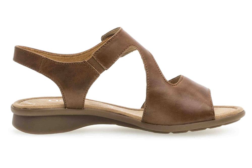Gabor Comfort Basic Sandaletten In Übergrößen Braun 26.063.54 Große Damenschuhe