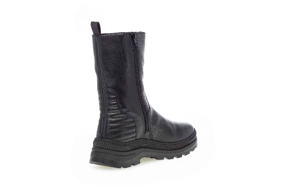 Gabor Comfort Basic Stiefel In Übergrößen Schwarz 76.572.57 Große Damenschuhe