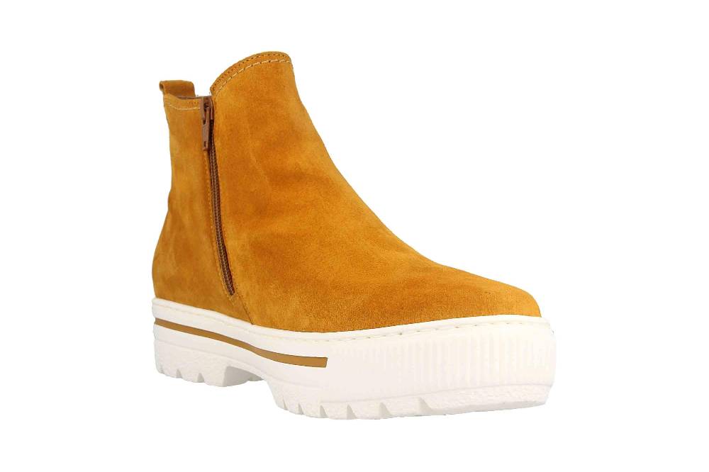 Gabor Comfort Basic Stiefeletten In Übergrößen Beige 56.501.30 Große Damenschuhe