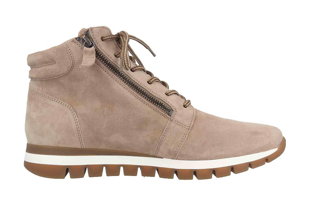 Gabor Comfort Basic Stiefeletten In Übergrößen Beige 56.458.33 Große Damenschuhe