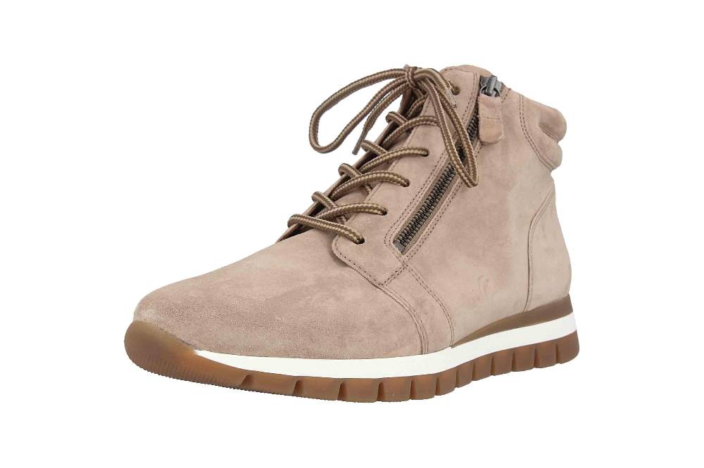 Gabor Comfort Basic Stiefeletten In Übergrößen Beige 56.458.33 Große Damenschuhe