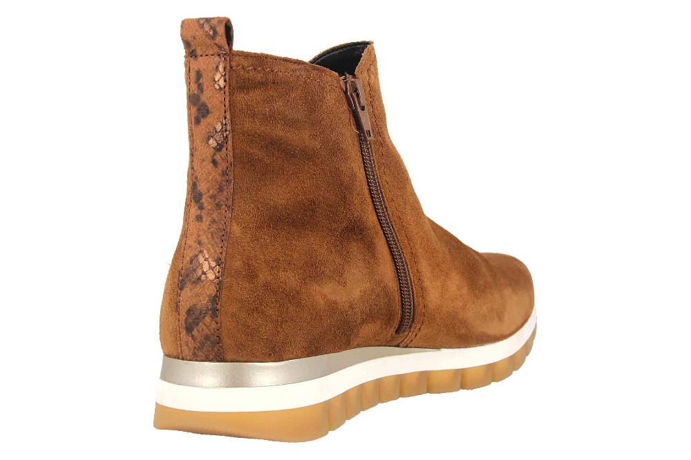 Gabor Comfort Basic Stiefeletten In Übergrößen Beige 56.451.43 Große Damenschuhe