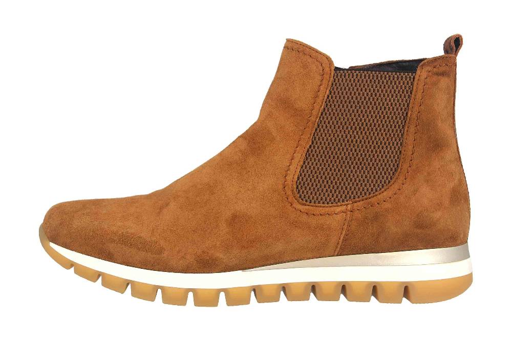 Gabor Comfort Basic Stiefeletten in Übergrößen Beige 56.451.43 große Damenschuhe