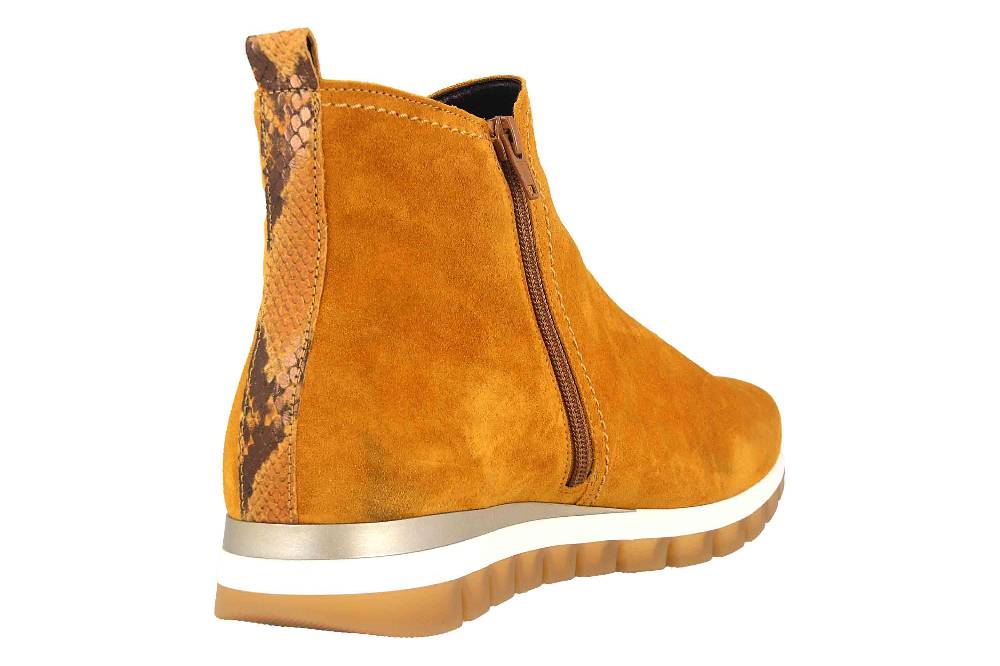 Gabor Comfort Basic Stiefeletten In Übergrößen Beige 56.451.30 Große Damenschuhe