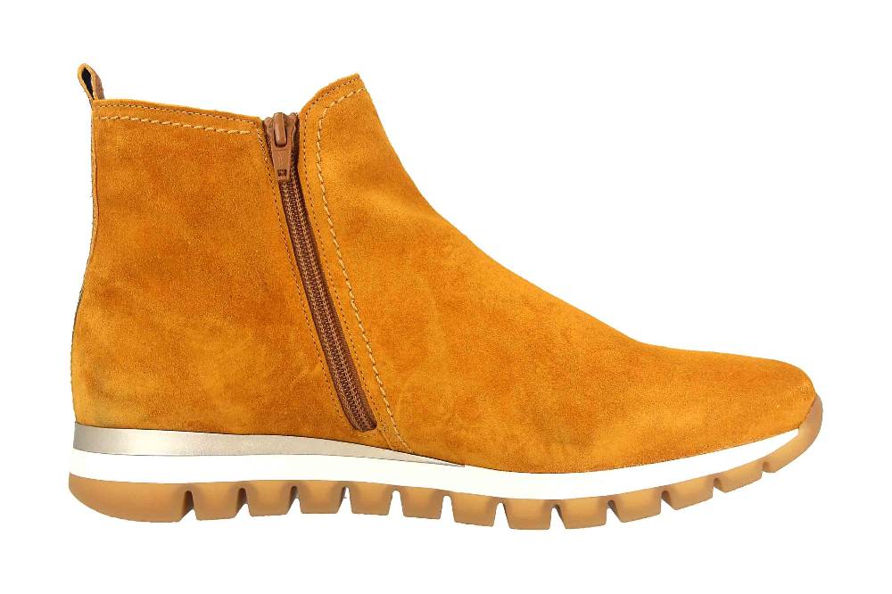 Gabor Comfort Basic Stiefeletten In Übergrößen Beige 56.451.30 Große Damenschuhe