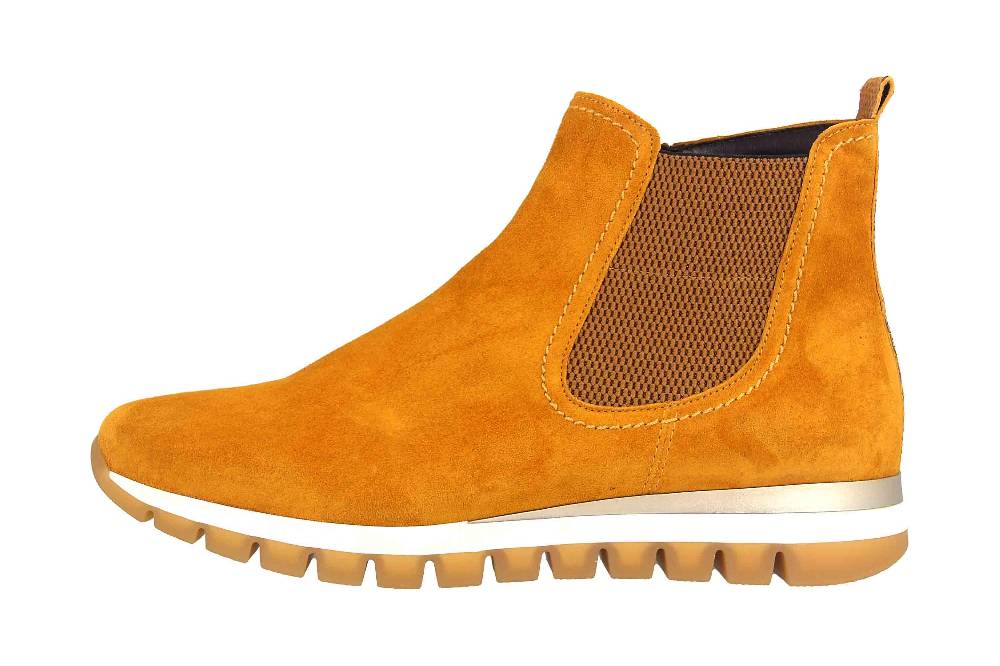 Gabor Comfort Basic Stiefeletten in Übergrößen Beige 56.451.30 große Damenschuhe