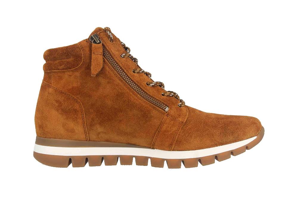 Gabor Comfort Basic Stiefeletten In Übergrößen Beige 56.458.32 Große Damenschuhe