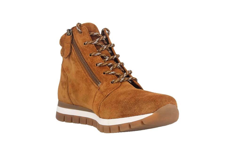 Gabor Comfort Basic Stiefeletten In Übergrößen Beige 56.458.32 Große Damenschuhe