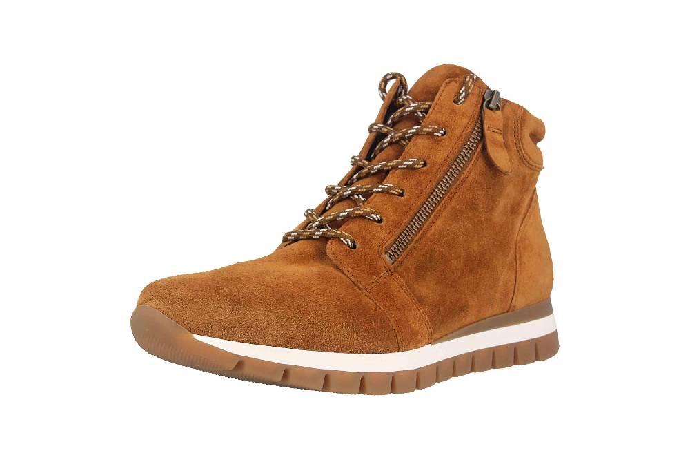Gabor Comfort Basic Stiefeletten In Übergrößen Beige 56.458.32 Große Damenschuhe