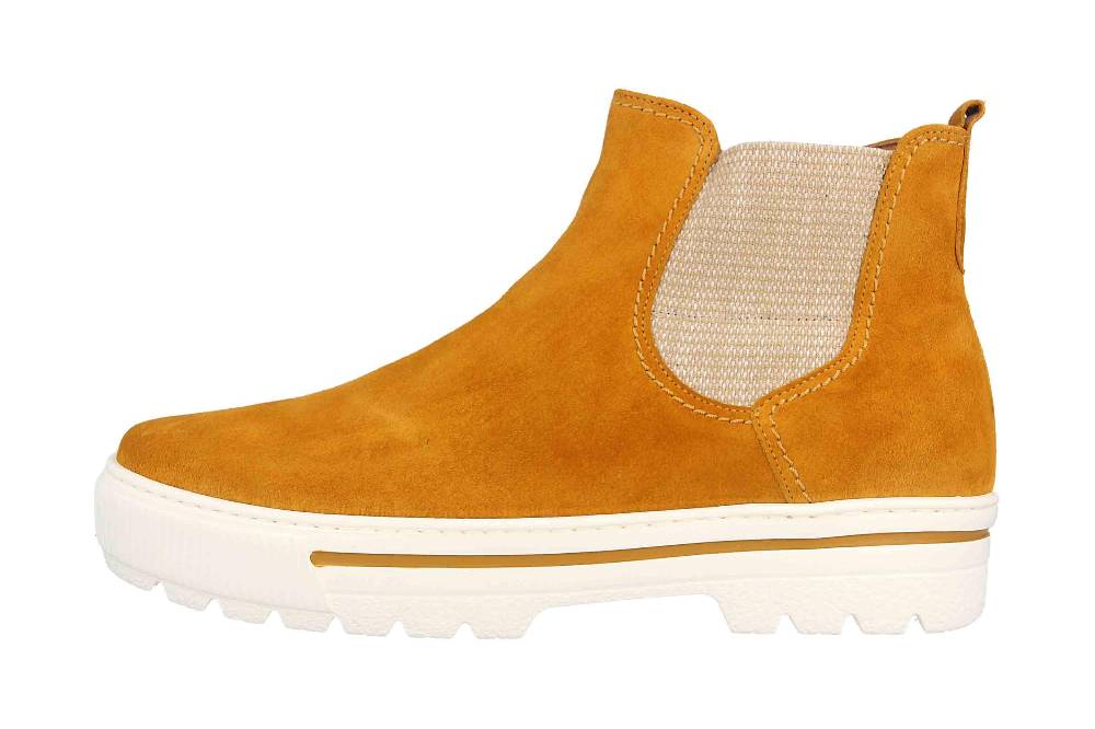 Gabor Comfort Basic Stiefeletten In Übergrößen Beige 56.501.30 Große Damenschuhe