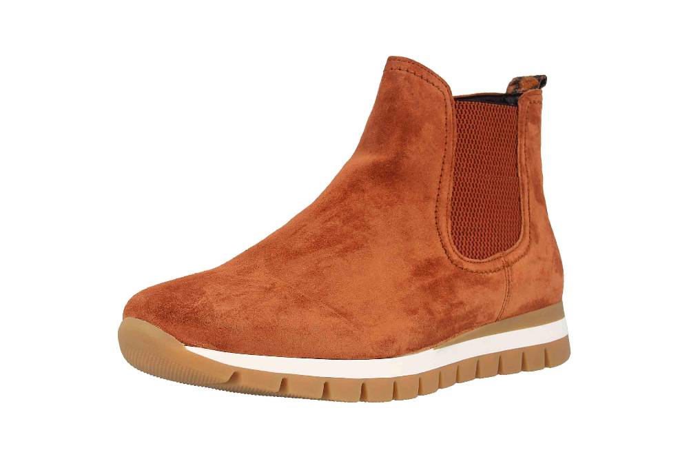 Gabor Comfort Basic Stiefeletten In Übergrößen Braun 56.451.31 Große Damenschuhe