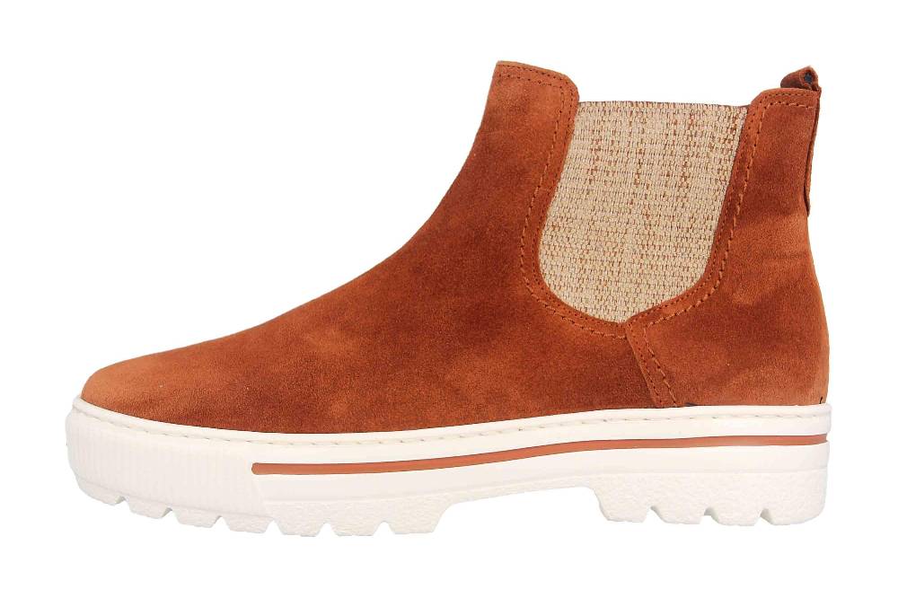 Gabor Comfort Basic Stiefeletten In Übergrößen Braun 56.501.31 Große Damenschuhe