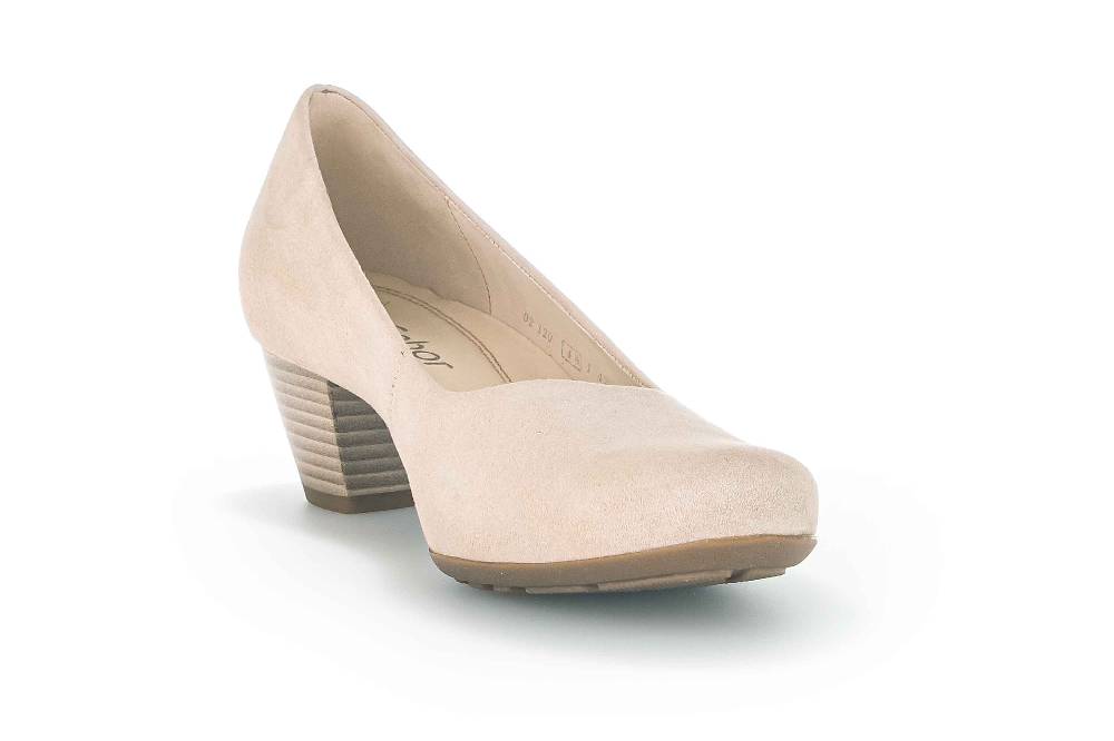 Gabor Comfort Pumps In Übergrößen Beige 02.120.33 Große Damenschuhe