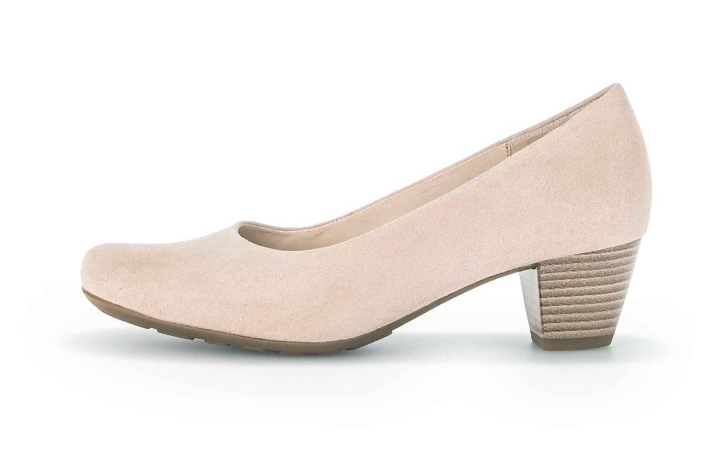 Gabor Comfort Pumps in Übergrößen Beige 02.120.33 große Damenschuhe