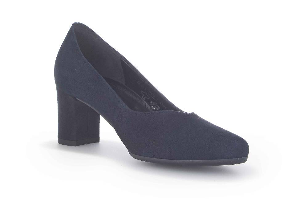 Gabor Comfort Pumps In Übergrößen Blau 22.152.46 Große Damenschuhe