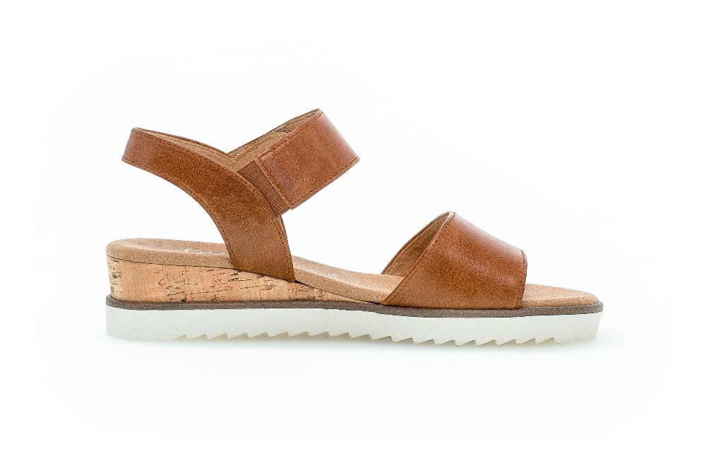Gabor Comfort Sandaletten In Übergrößen Braun 22.750.53 Große Damenschuhe