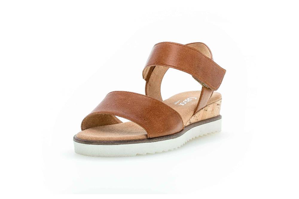 Gabor Comfort Sandaletten In Übergrößen Braun 22.750.53 Große Damenschuhe