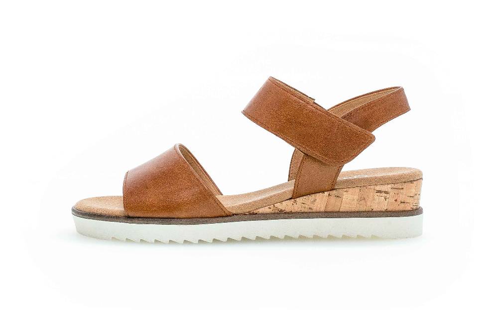 Gabor Comfort Sandaletten in Übergrößen Braun 22.750.53 große Damenschuhe