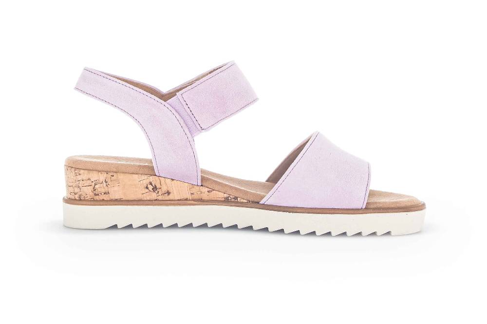 Gabor Comfort Sandaletten In Übergrößen Lila 22.750.49 Große Damenschuhe
