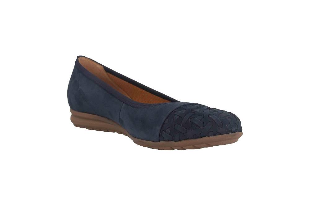 Gabor Comfort Sport Ballerinas In Übergrößen Blau 62.623.36 Große Damenschuhe