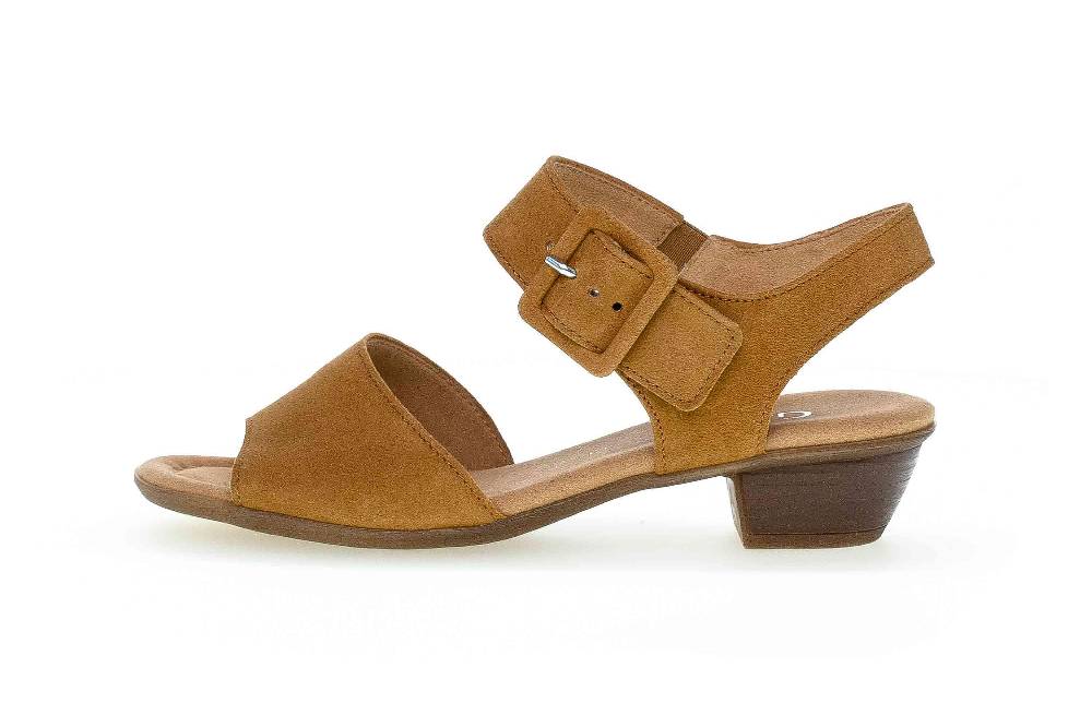 Gabor Comfort Sport Sandaletten in Übergrößen Braun 62.471.35 große Damenschuhe