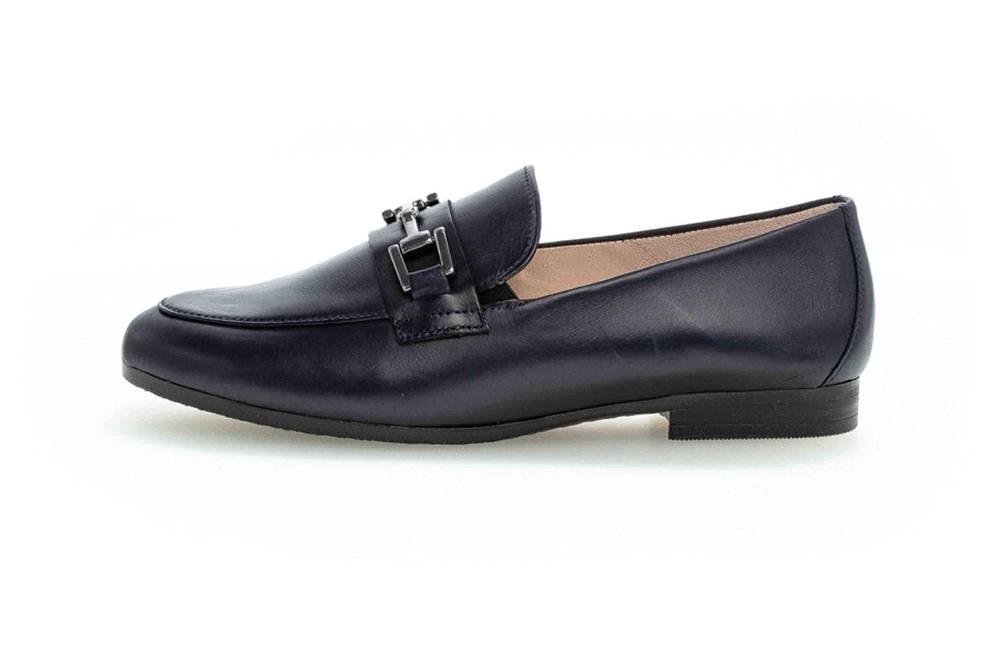 Gabor Comfort Sport Slipper in Übergrößen Blau 62.432.56 große Damenschuhe