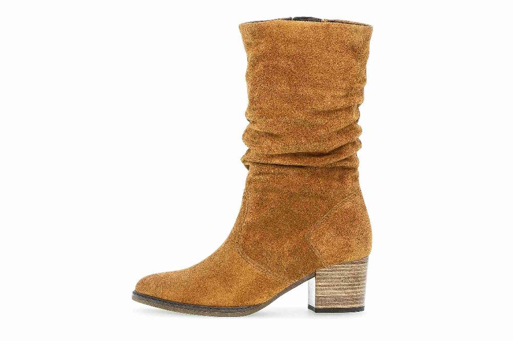 Gabor Comfort Sport Stiefel in Übergrößen Beige 52.894.33 große Damenschuhe