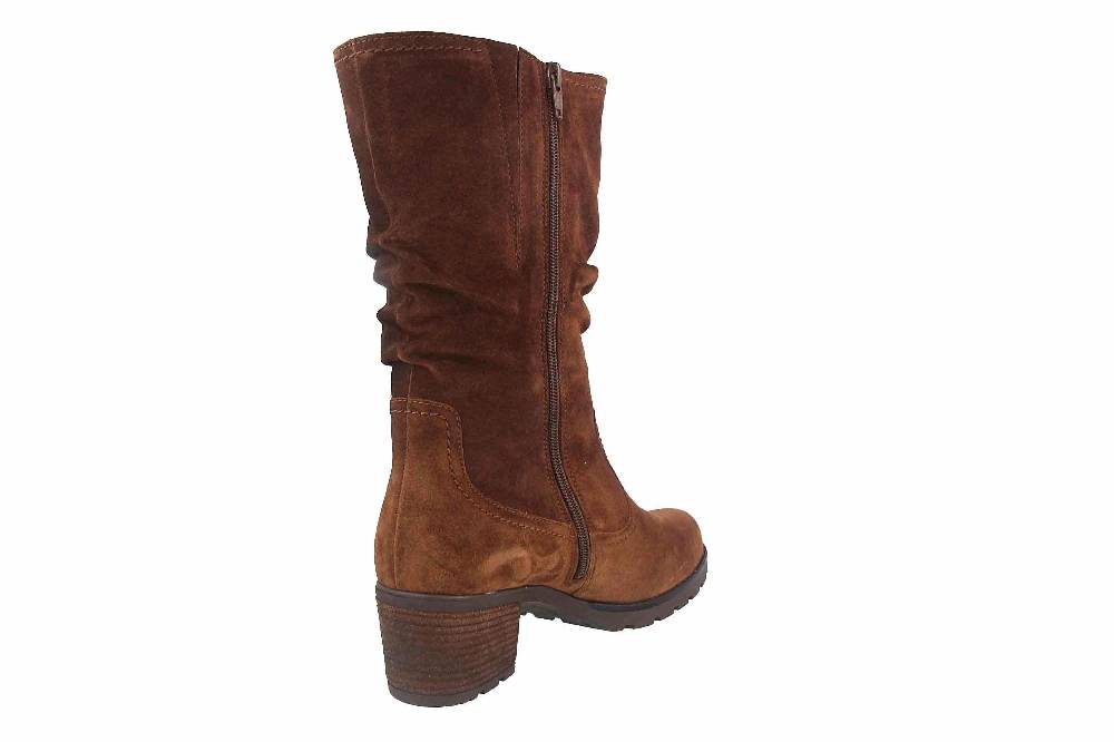 Gabor Comfort Sport Stiefel In Übergrößen Braun 52.802.41 Große Damenschuhe